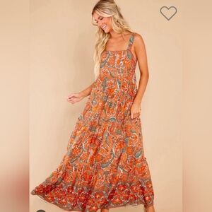band of the free brown dress Sierra Walnut Brown Midi Dress main image 1
